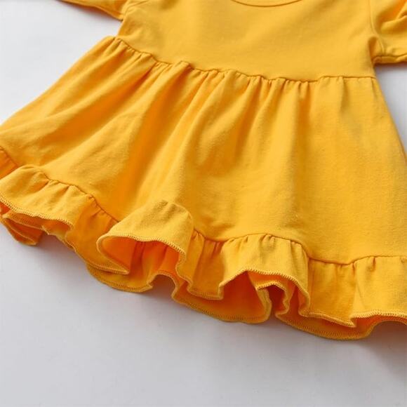 New 12-18 Month 3 Piece Outfit: Ruffle top, Fall Floral Pants and Headband - Picture 2 of 5